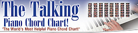 The Talking  Piano Chord Chart!